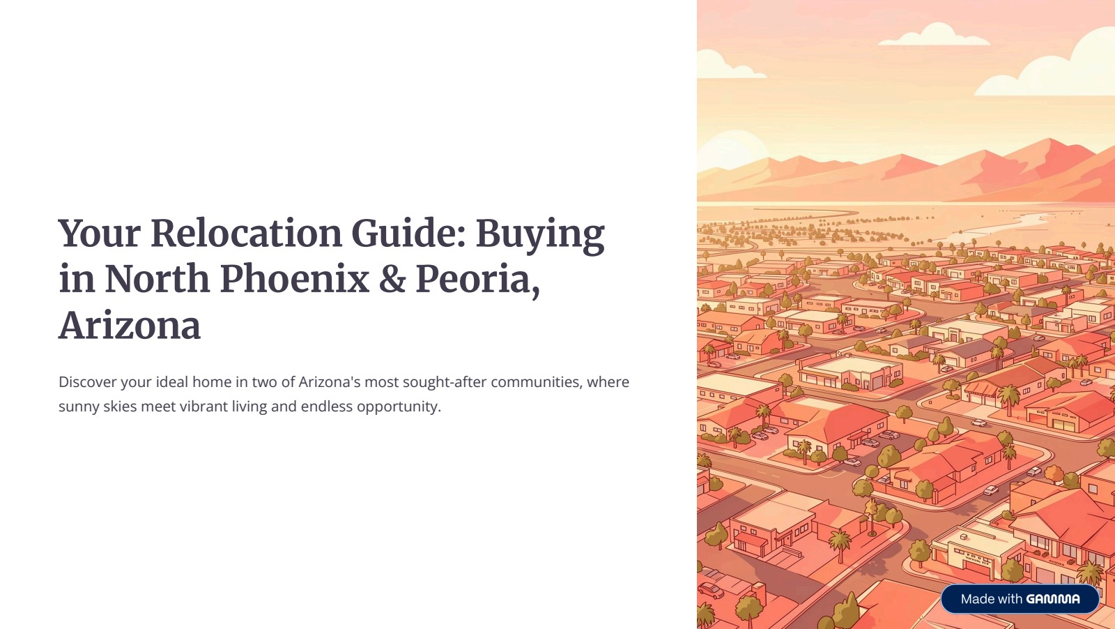 Your Relocation Guide - North Phoenix & Peoria, Arizona